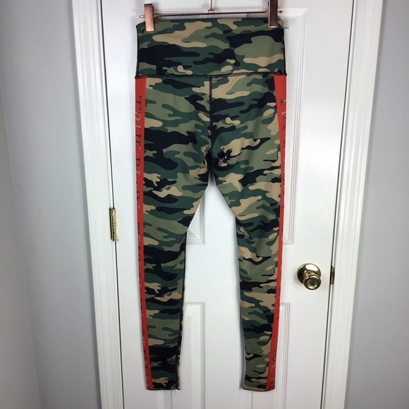True Religion Camouflage and Orange Leggings - Picture 2 of 4